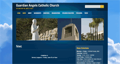 Desktop Screenshot of guardianangelssantee.org