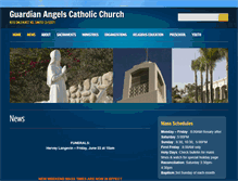 Tablet Screenshot of guardianangelssantee.org